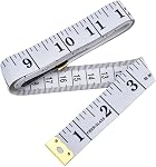 Body Measuring Tape, 1.5m Dual Sided Tape Measure for Body Measuring, Soft Measuring Tape Ruler for Fabric Tailor and Sewing, White