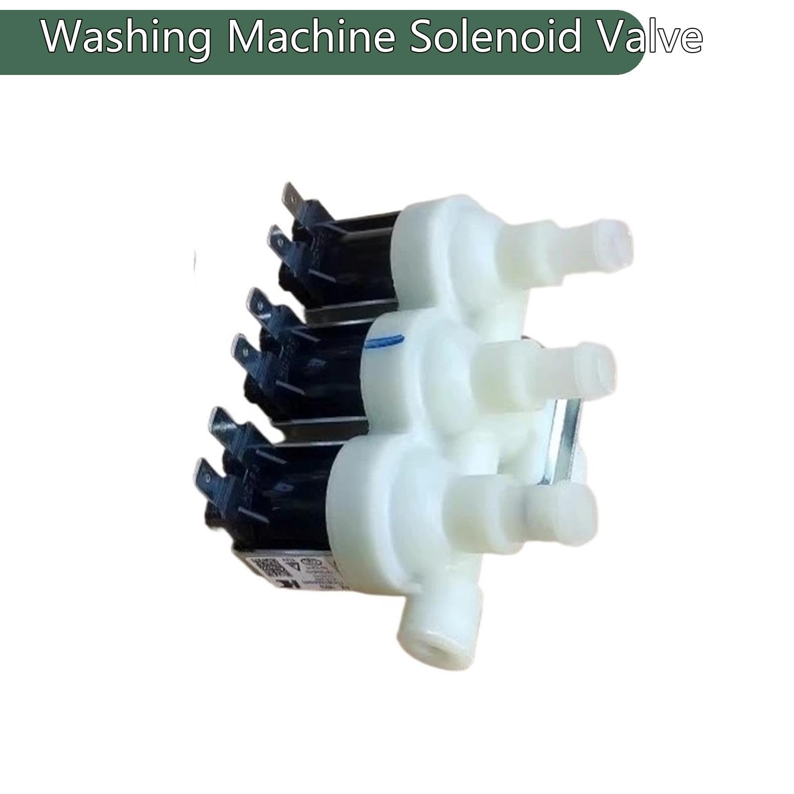 Válvula Solenoide De Entrada De Agua, Compatible Con Midea, Compatible Con Swan, MD80-1405WIDQCG MG90-1617, Válvula Dispensadora De Lavadora De Tambor, Piezas De Lavadora