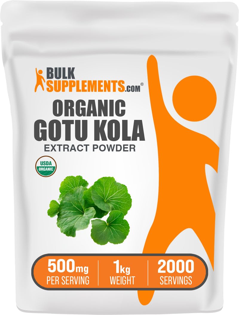 BulkSupplements Organic Gotu Kola Extract Powder