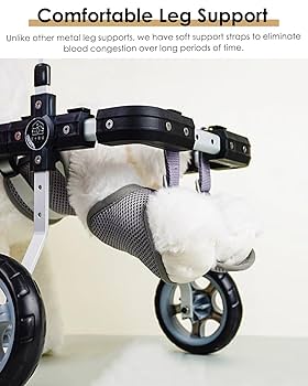 Amazon.co.jp: 犬用車いす 小型大型犬用車椅子 4輪 フルサポート