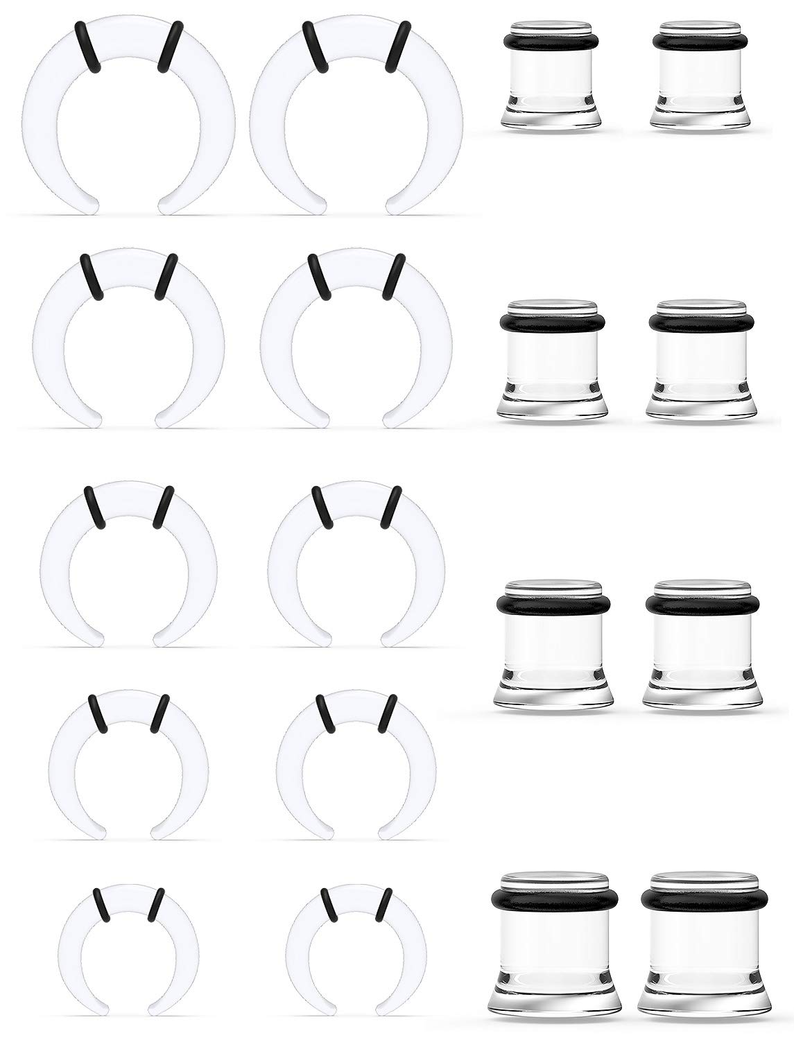 Buy Kadogohno Gauges for Ears Ear Stretching Kit Gauge Stretching Kit