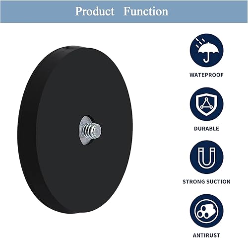 Miniatura 2 de Soporte magnético para cámara compatible con WYZE Cam Pan V3V2V4, soporte de cámara magnético con soporte de base recubierto de goma, soporte de