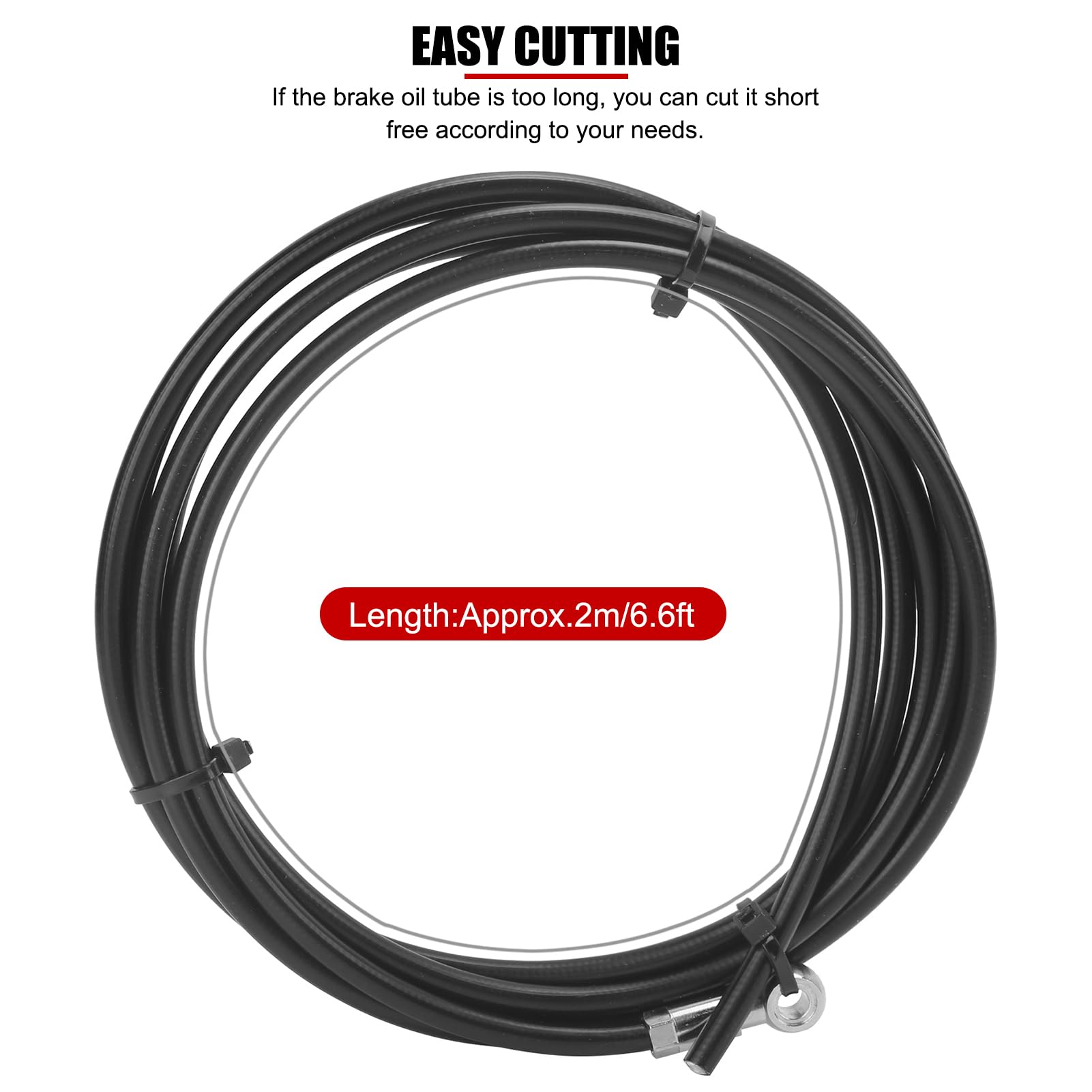 Tubo del freno del tubo dell'olio del freno a disco della bicicletta 2M con inserto di collegamento per MAGURA MT4/MT4E/MT5
