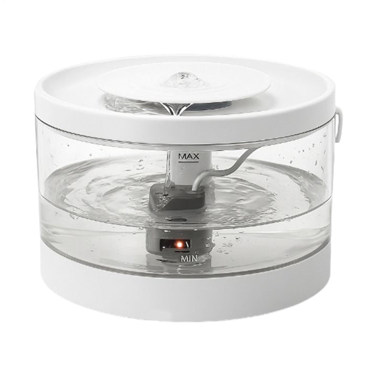 Dispensador de agua para gatos, silencioso, grande, dispensador de