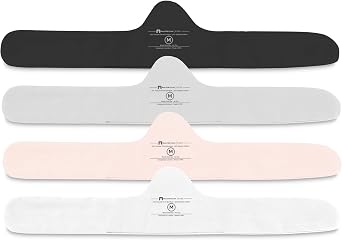 More of Me to Love Organic Cotton and Bamboo Bra Liner 4-Pack Pearl White, Blush Pink, Stone Gray, Fawn Beige