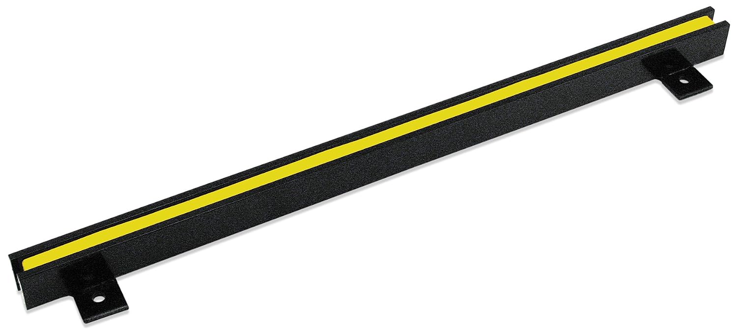 18” Heavy-Duty Magnetic Tool Holder, Easy-Install, 20-lb per inch Pull Force, Black Powder Coat with Yellow Stripe (AM4PLC)