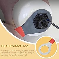 Vista 6 de Llave de filtro de combustible, llave de sensor de agua para camiones Dodge Ram 2013-2017 con 6.7 CUMMINS, herramienta separadora de agua