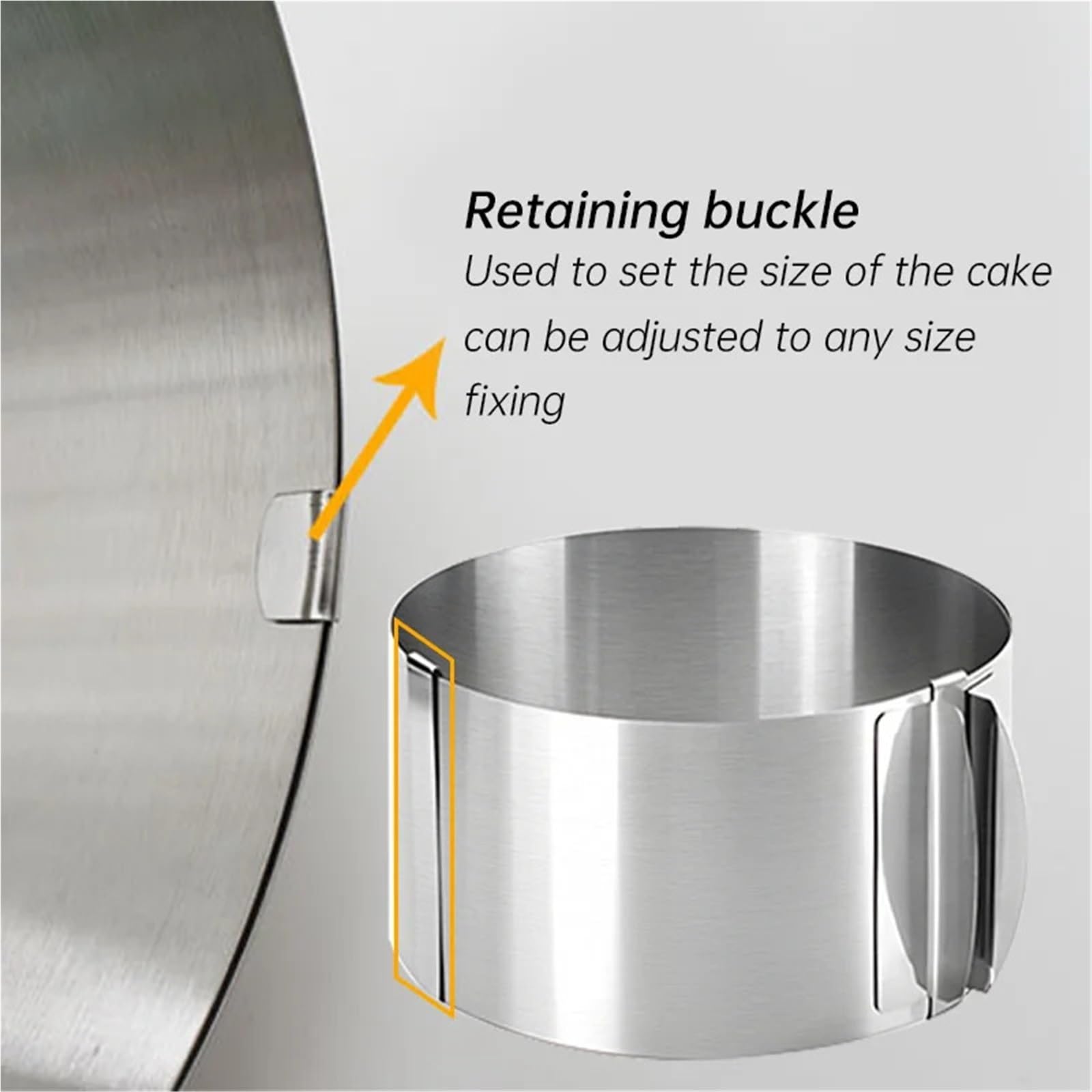 Anillo Para Tartas Anillo telescópico for Mousse de acero inoxidable, molde redondo ajustable for pastel, herramientas de decoración de postres de cocina, 2 uds.(12cm)