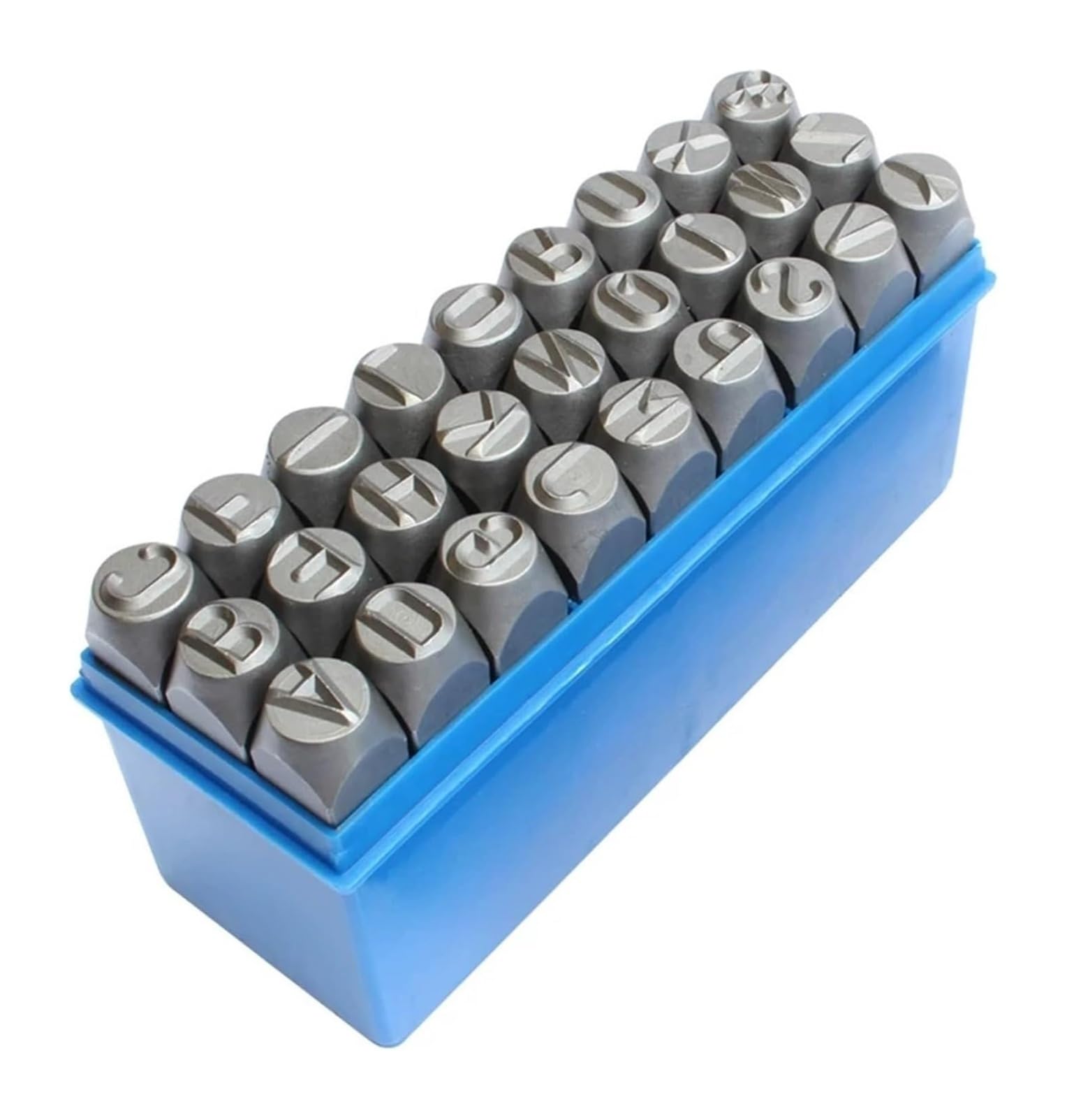 Metal Stamping Tool Set, Alloy Steel Letter Number Rivet Stamp Punch Set A-Z 0-8 and Symbol 3-12mm(3mm English A-Z)