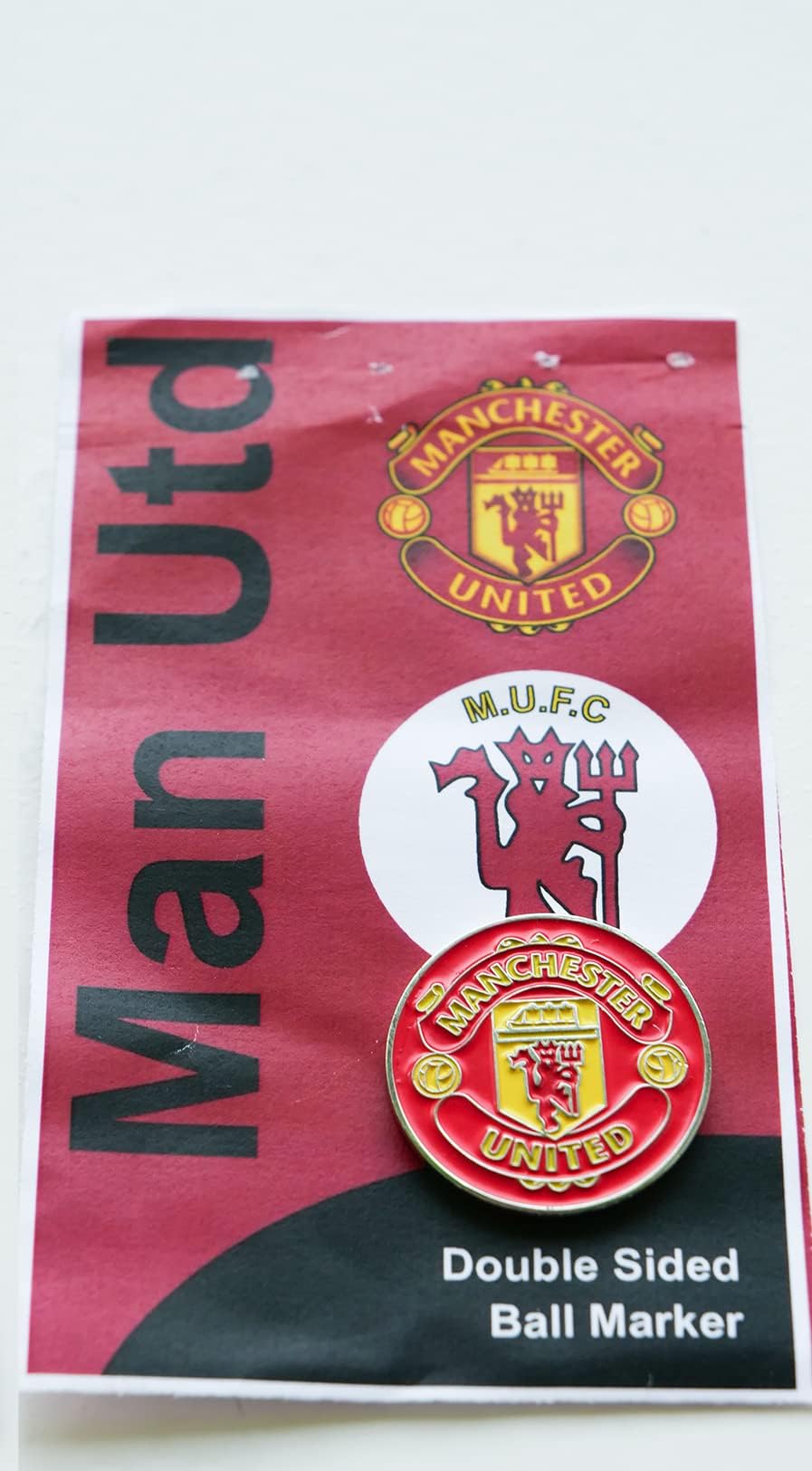 Man Utd Fc Golf Ball Marker - Official Merchandise