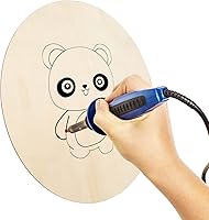 Vista 3 de Whaline Círculos de Madera de 18 Pulgadas para Manualidades 10 Piezas Navidad Discos de Madera Redondos Sin Terminar Letrero de Madera Rústica