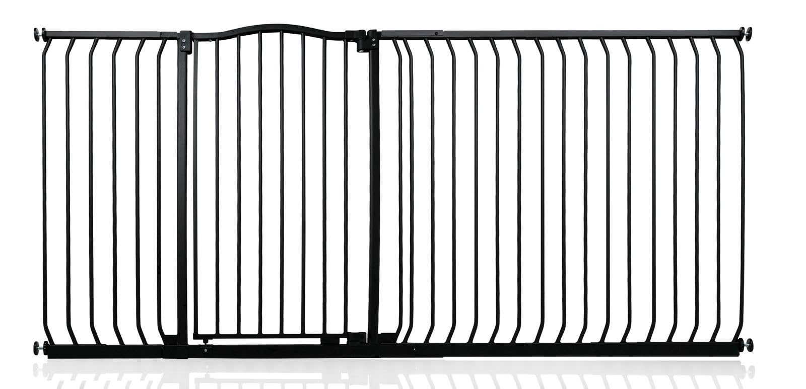 Safetots (Matt 198Cm - 207Cm) Extra Tall Curved Top Gate Black