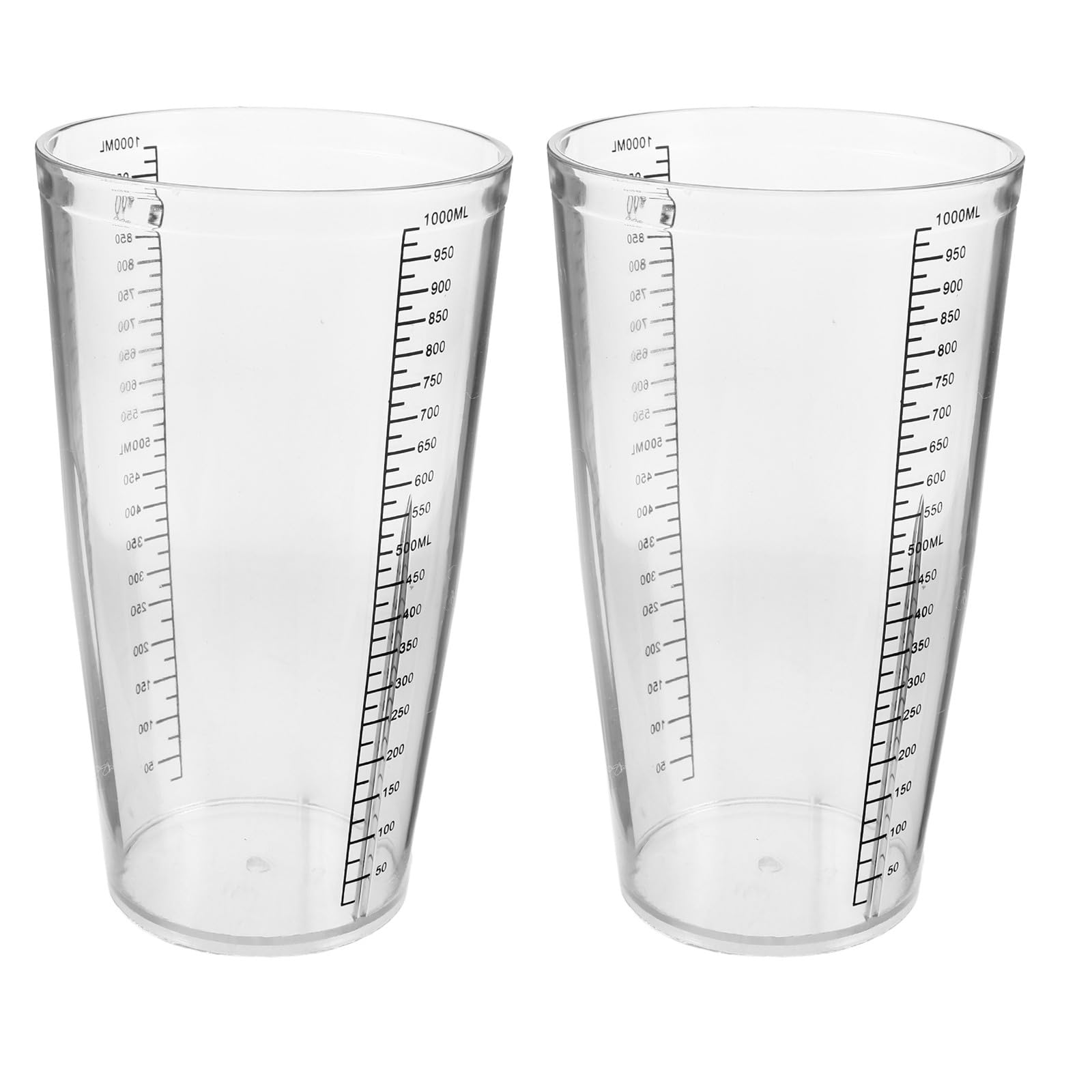 Gobelets de rechange pour mixeur de 1000 ml lot de 2 bols gradués pour smoothies et boissons