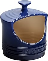 Vista 1 de Le Creuset Almacén de sal de gres de 10 onzas, cobalto