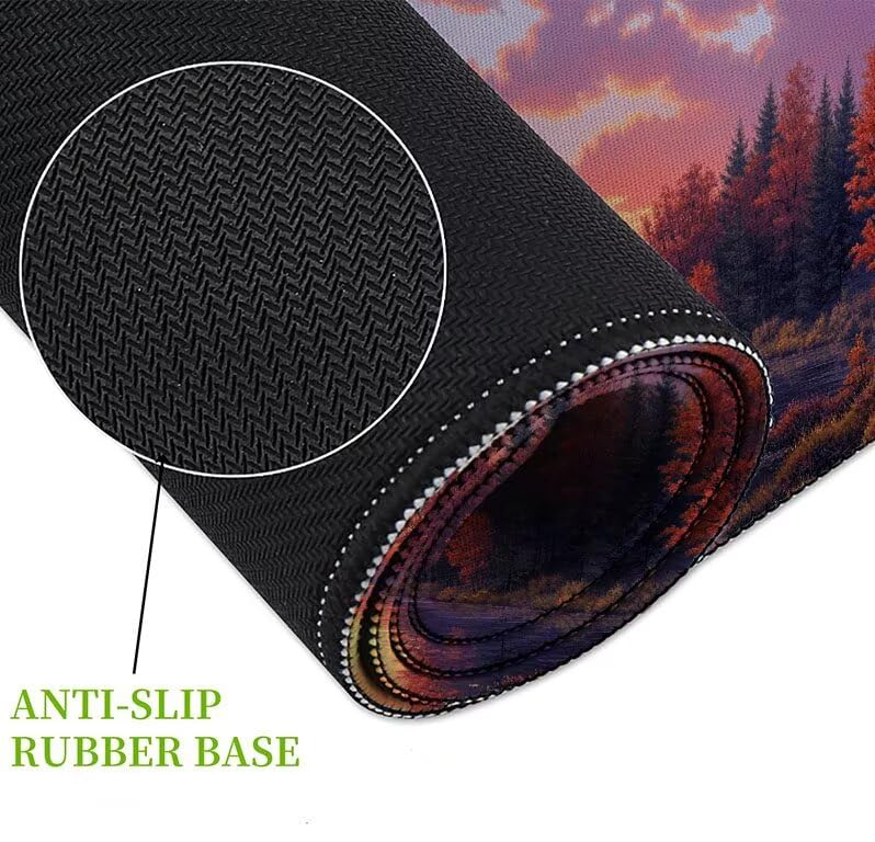 Tapis de souris antidérapant grand format et protège bureau PC - 5