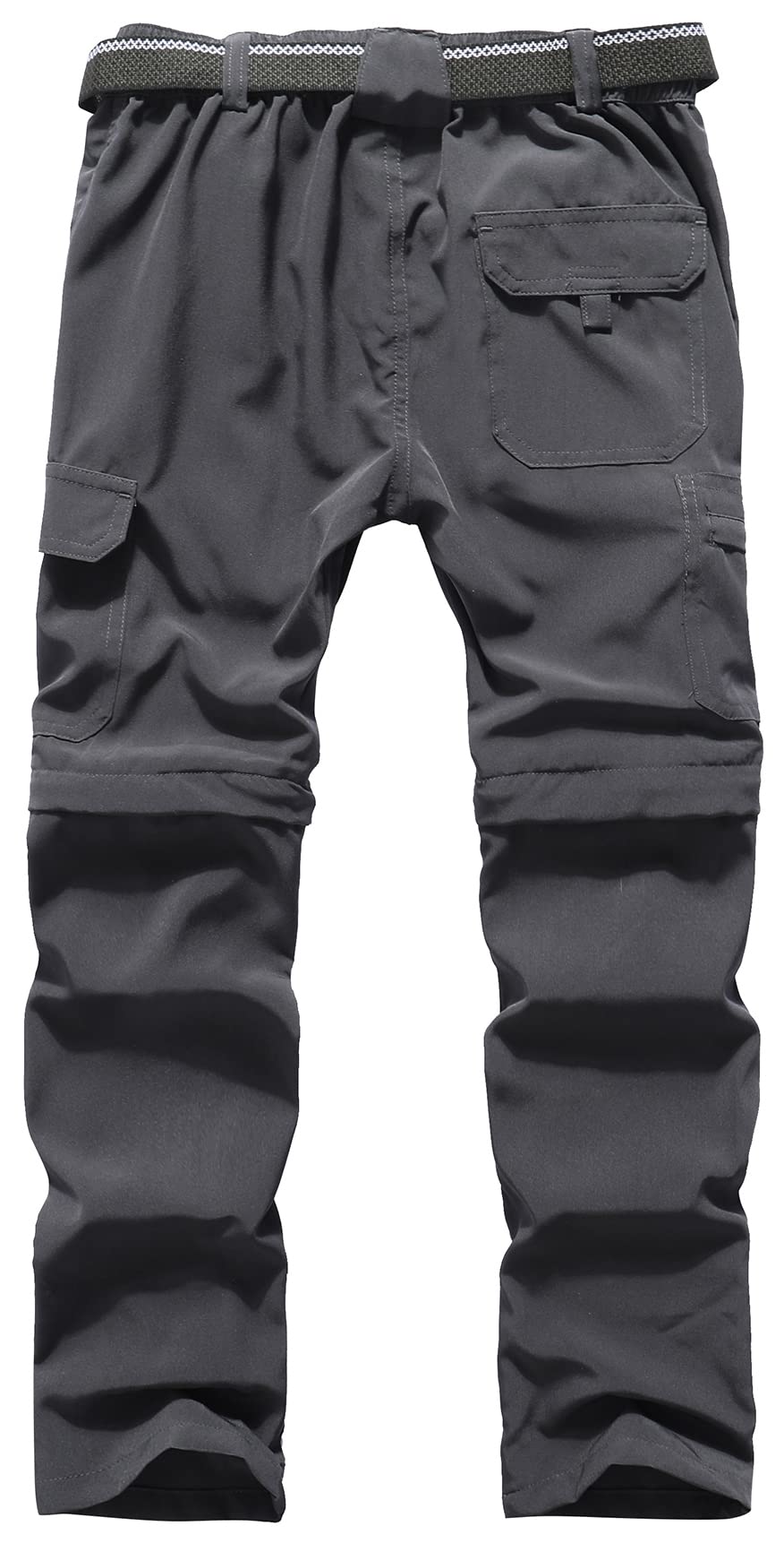 DAFENGEA Pantalon cargo de randonnée pour enfants décontracté séchage rapide convertible
