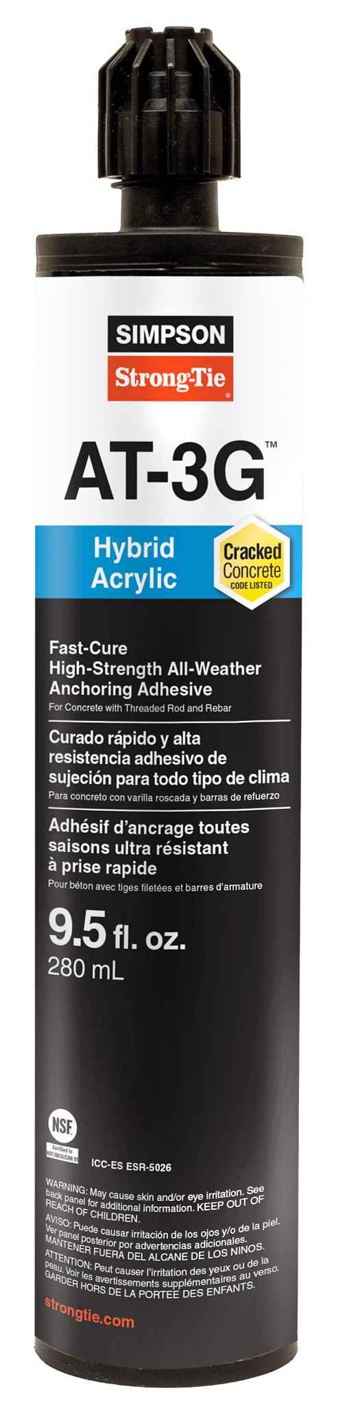 Simpson Strong-Tie AT3G10 High-Strength Hybrid Acrylic Adhesive (6)