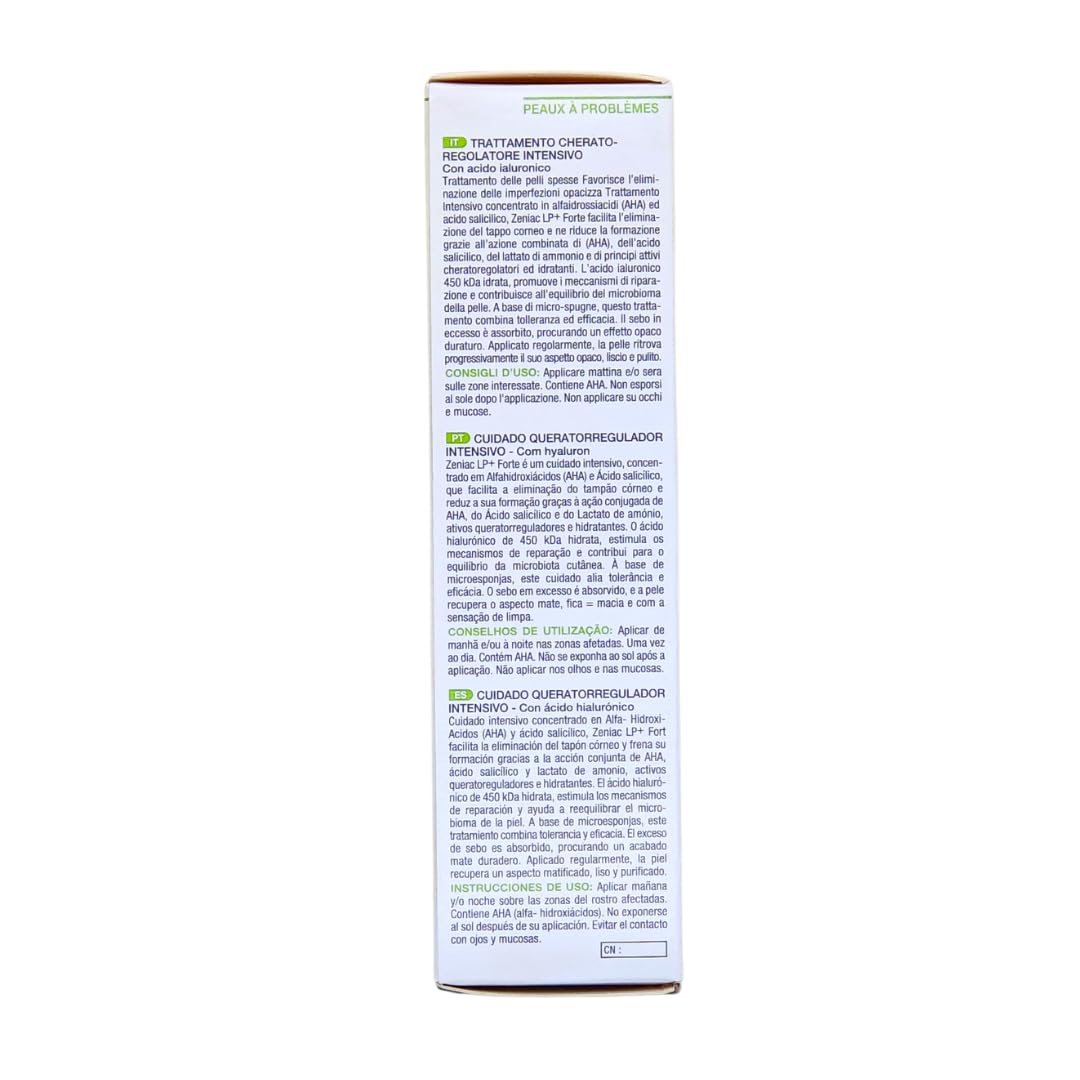 Noreva Zeniac LP+ Forte Creme 30 ml I mattierende Hautpflege bei unreiner Haut, Akne, Pickel und Mitessern I Hyaluronsäure I Feuchtigkeit I Spar-Set plus Pharma Perle give-away