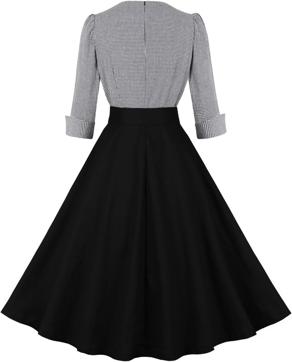 Women 1950s Retro Vintage Cocktail Party Swing Dress Audrey Hepburn Evening Homecoming Pinup Prom Gown A-Line Dresses