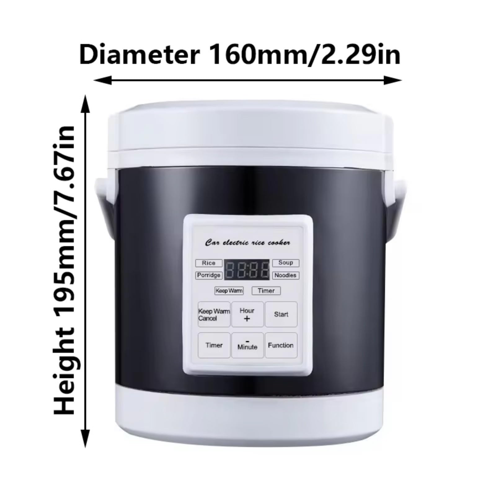 Elettrodomestici da 12 V/24 V Portatile Per Riscaldamento Rapido Apparecchi di Cottura Veicoli E Uso Domestico Riso Da Campeggio Adatto