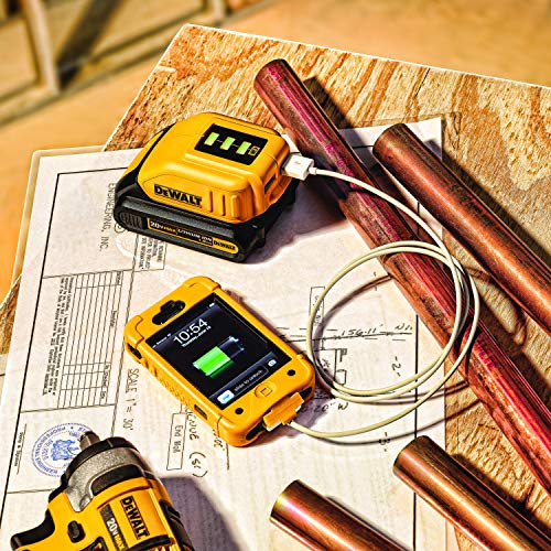 DEWALT Adaptador Usb para Bateria Li-íon 12/20V Max DCB090-B3