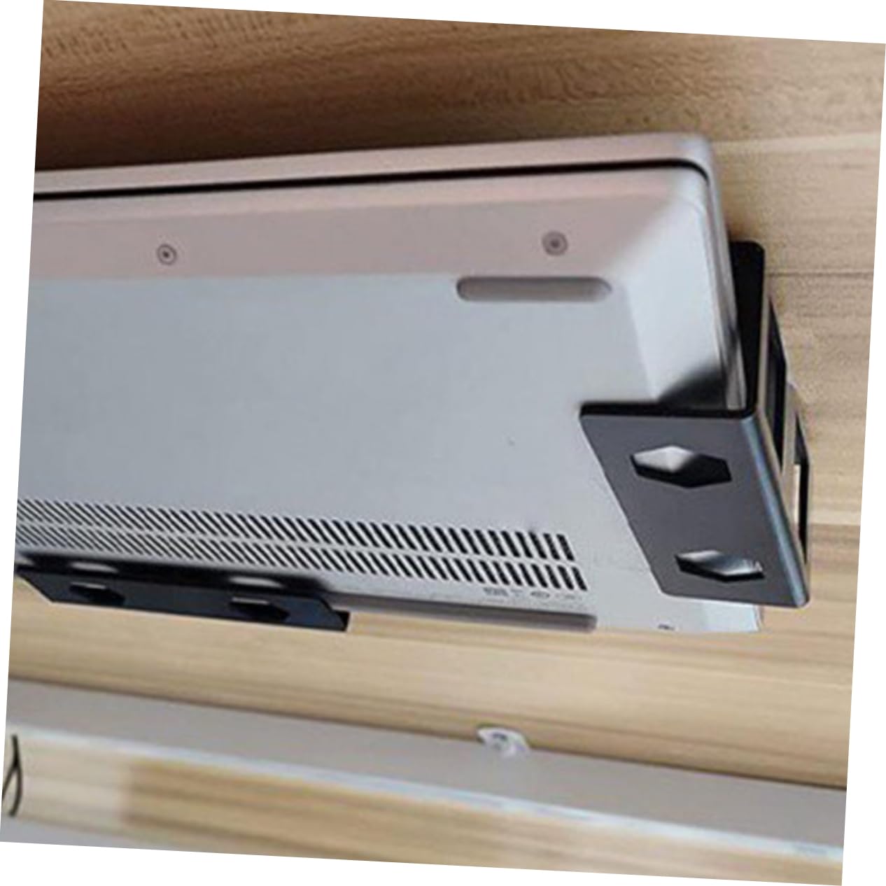 HOMSFOU 5juegos Soporte para Laptop y Tablet Bajo Escritorio Estante De Almacenamiento Rack De para Computadoras y Dispositivos Móviles