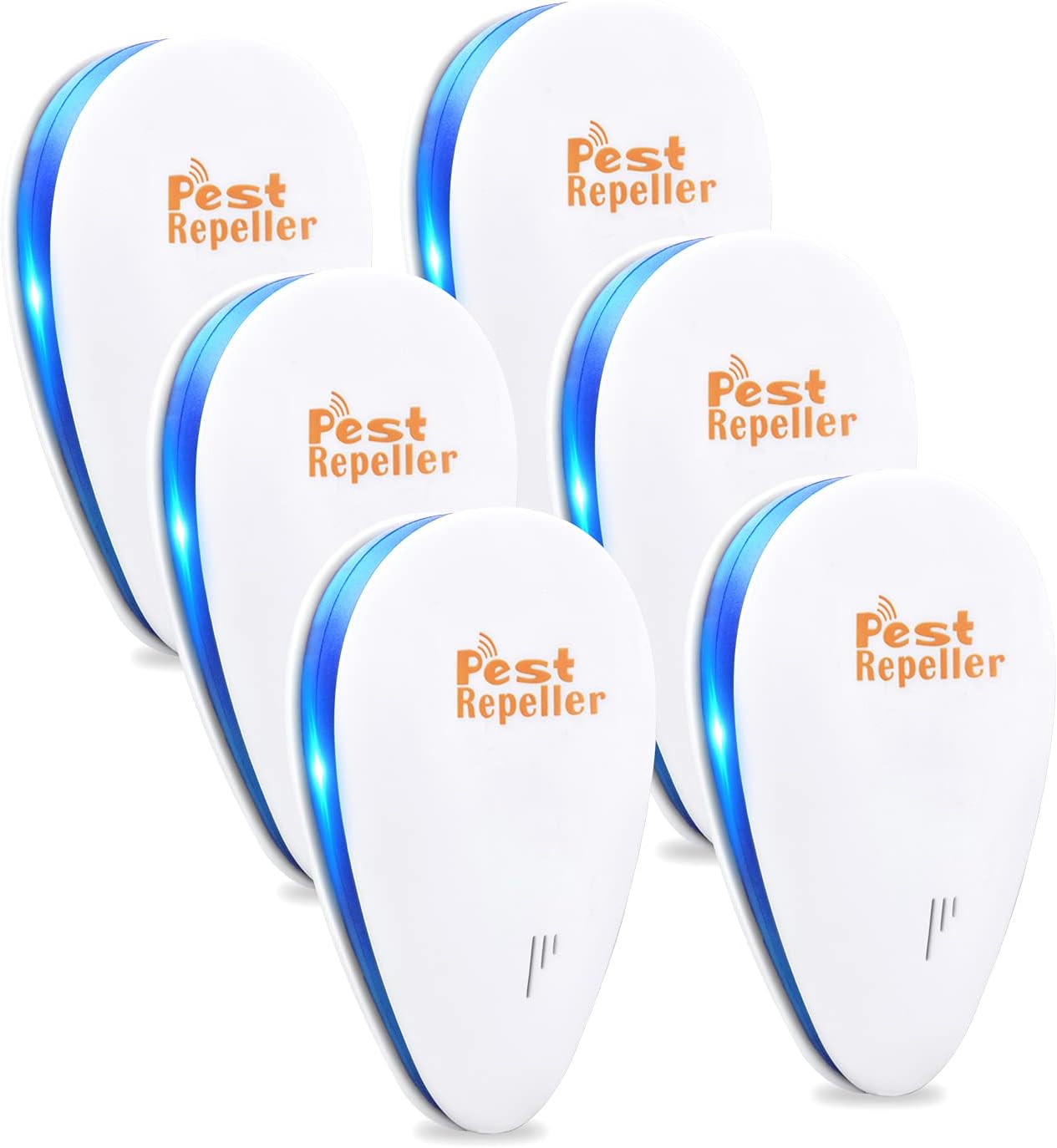 9IUoom Ultrasonic Pest Repeller 6 Pack, Ultrasonic Pest Repellent, Indoor Pest Repellent Plug in for Insects, Pest Control for Home, Office, Kitchen, Warehouse, Hotel, Garage : Garden & Outdoor