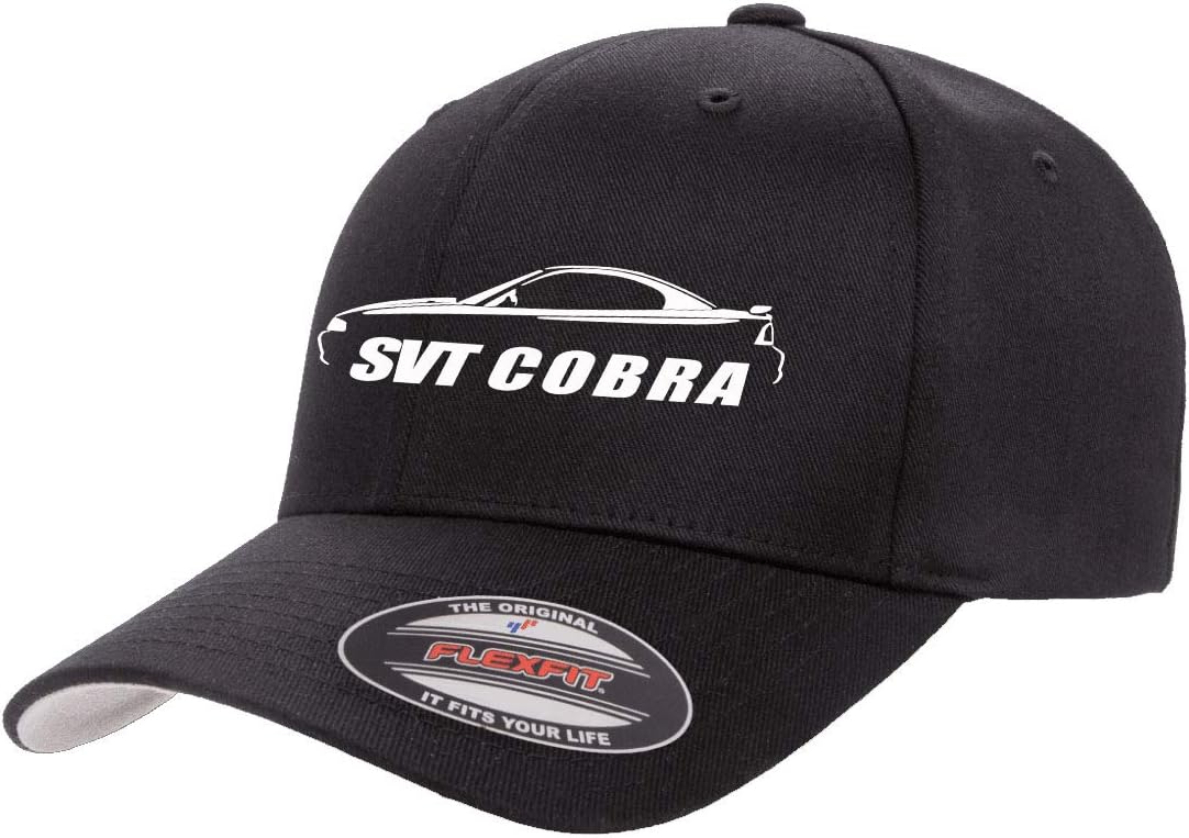 1994-98 Ford SVT Cobra Mustang Hardtop Classic Outline Design Athletic Baseball Fitted Hat Cap