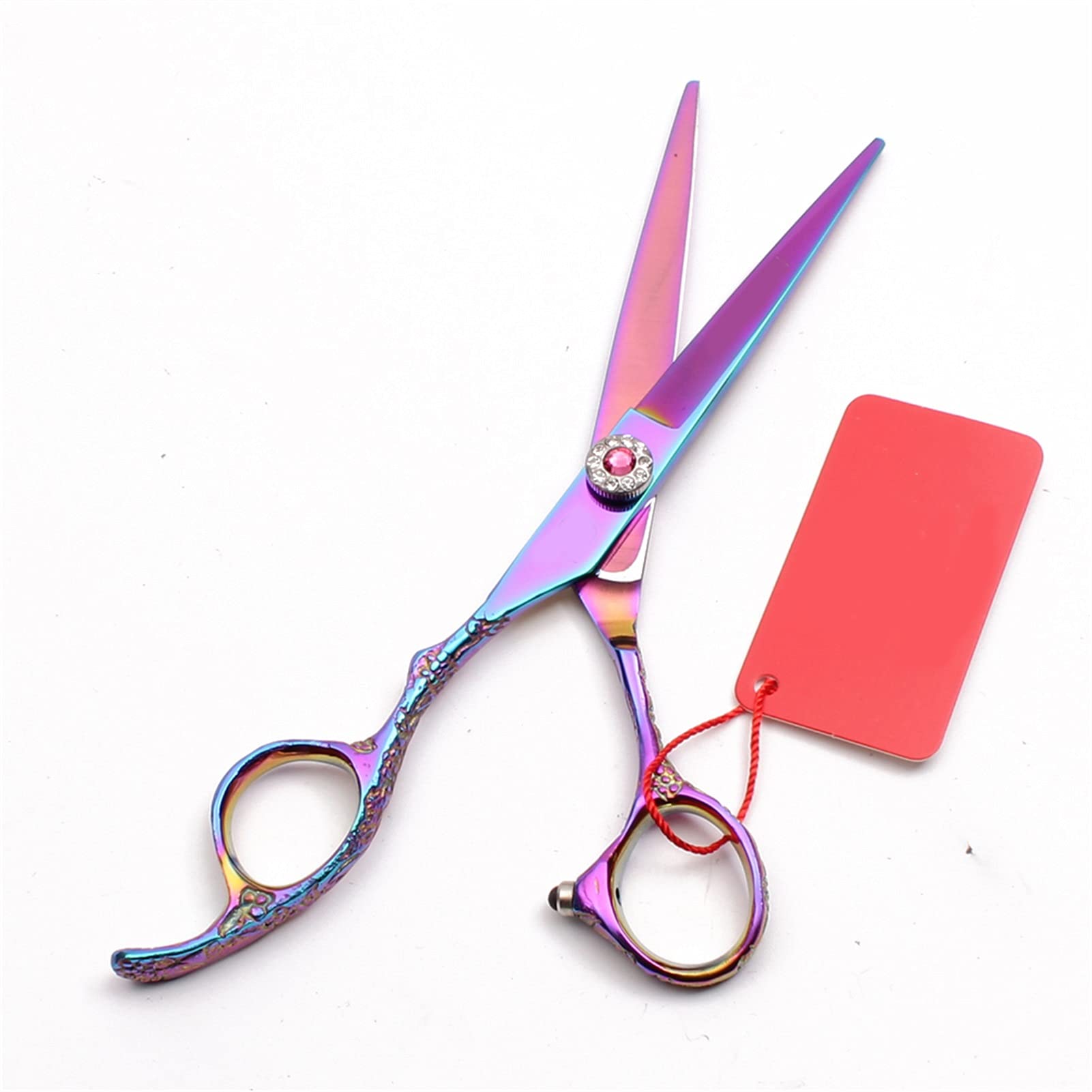Linkshändige Bunte Friseurschere, Schneideschere, Effilierschere, Haarschere Für Den Salon,CAI T 5.5n