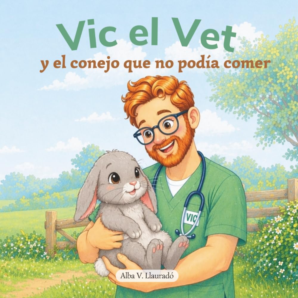 Vic el Vet y el conejo que no podía comer: Un cuento infantil sobre mascotas para niños de 2 a 7 años