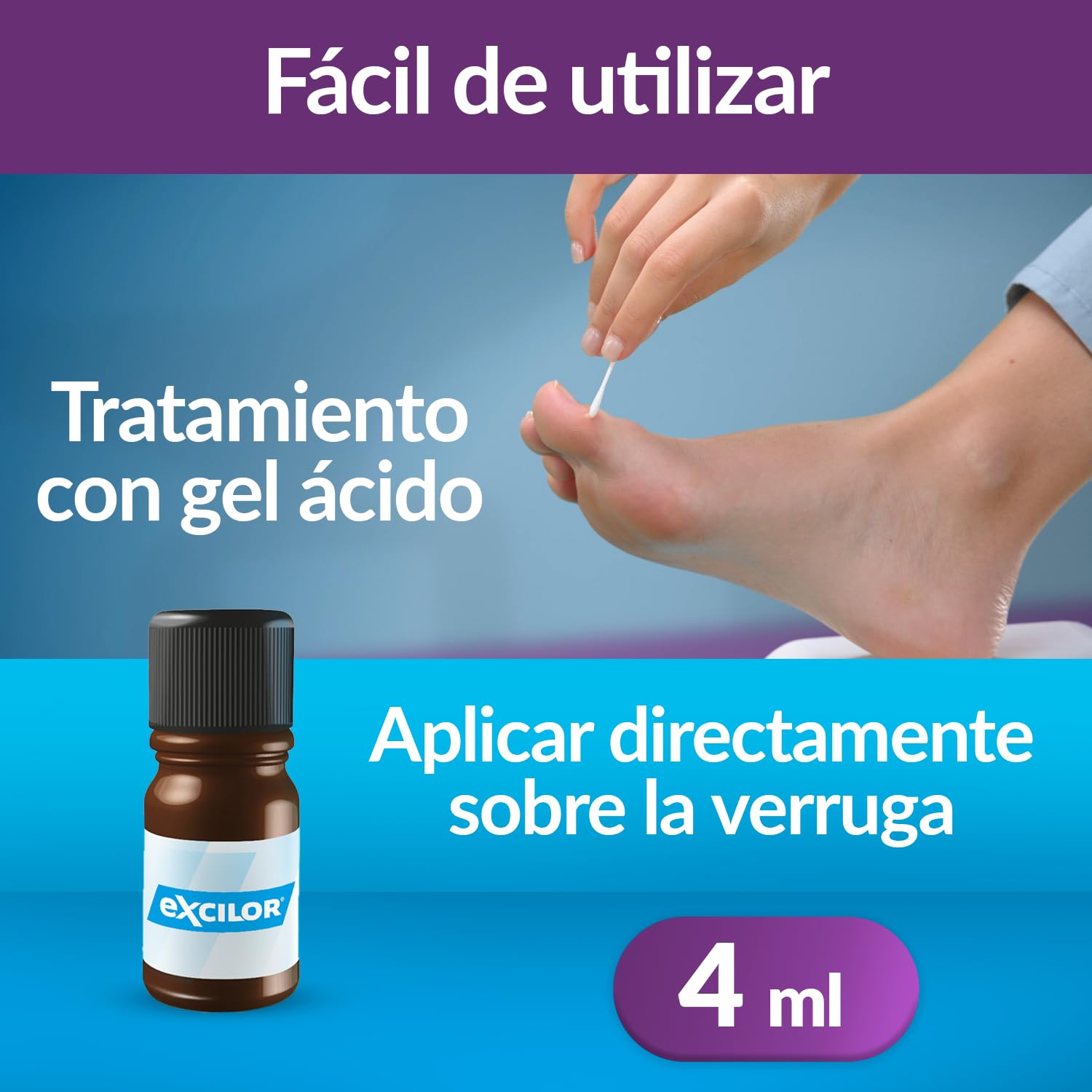 Excilor Gel Antiverrugas 4 Ml