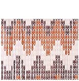 Color: varios colores EDM 75959 Cortina Cadena Nordico Plástico con 33 Tiras,, 90 x 210 Cm