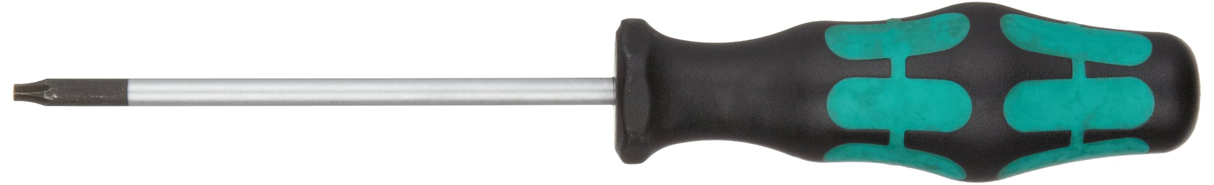 Wera 05138260001 10 x 80 mm 367 TX BO Screwdriver for Tamper-Proof TORX Screws - Silver, Multi-colour