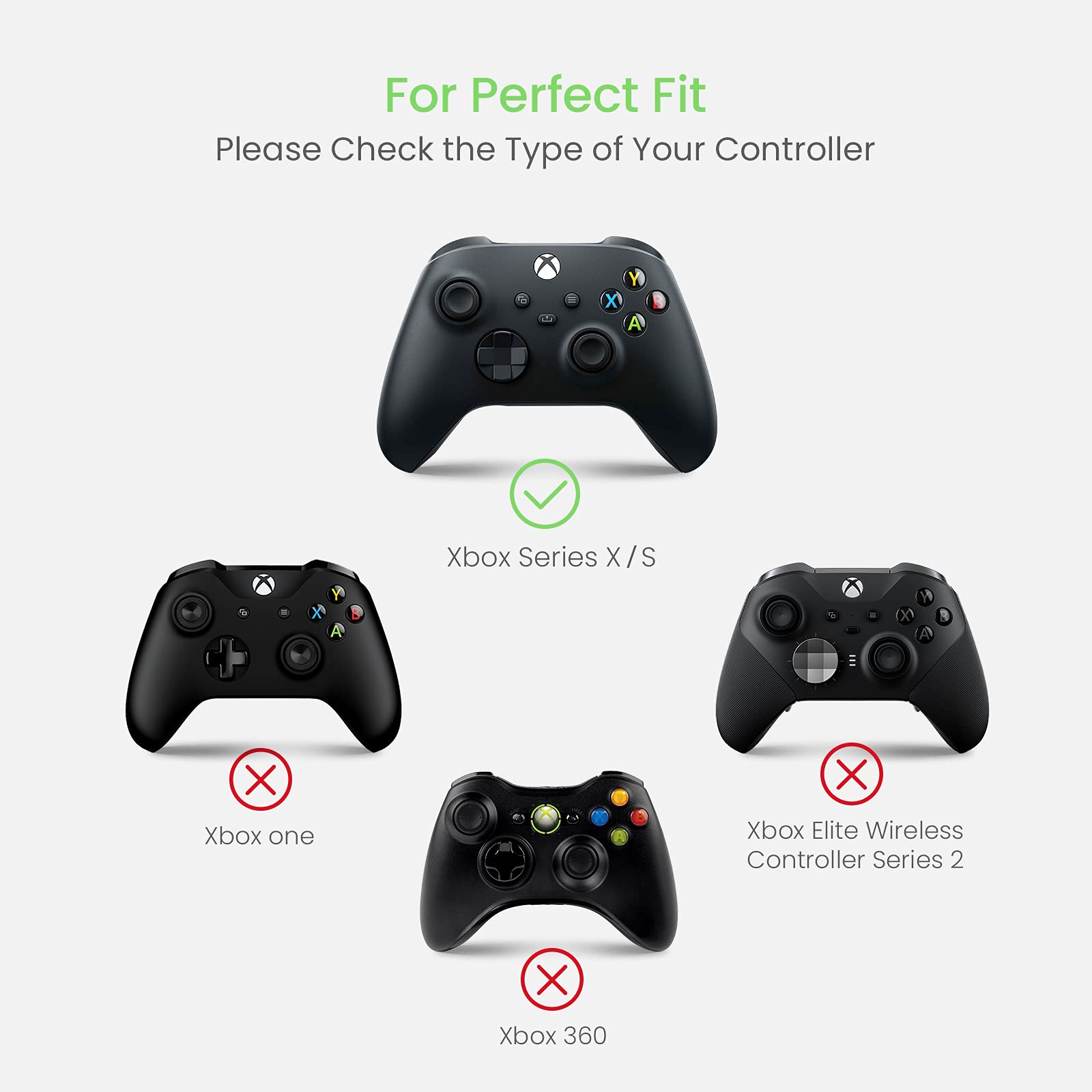 tomtoc Copertura Custodia per controller wireless Xbox, custodia protettiva rigida per controller e telecomandi wireless Microsoft Xbox Series X/S 2020