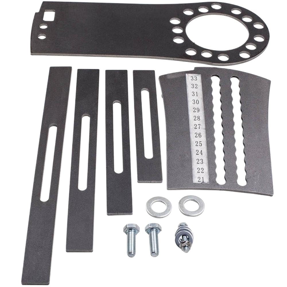 Medidor de Herramienta de medición de combinación de neumáticos de Rueda Compatible con bujes 5x4,5 5x4,75 y 5x5