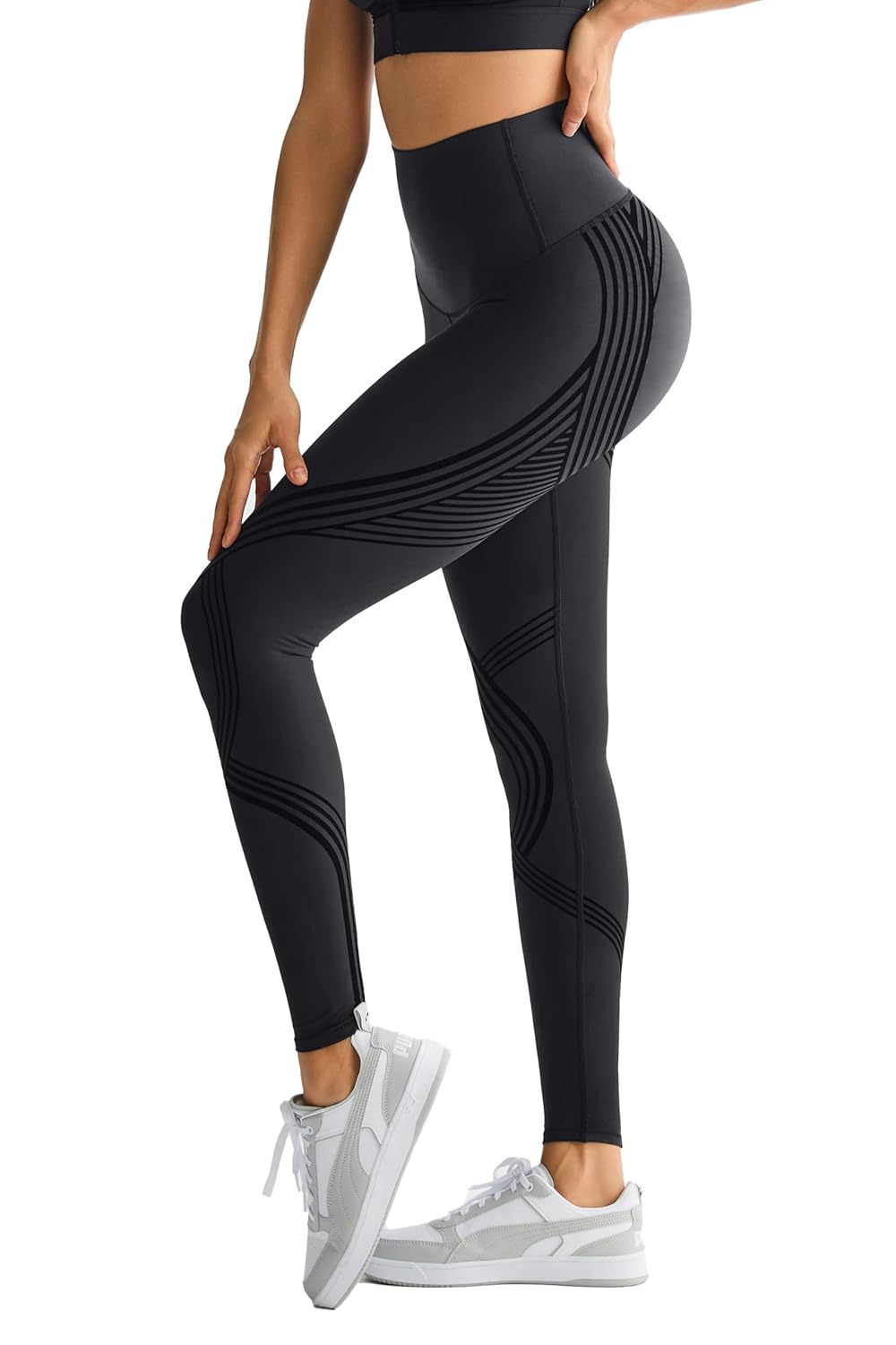 Orolay Compression Leggings for Women Tummy Control High Waisted Leggings for Women Full Length Workout Yoga Pants