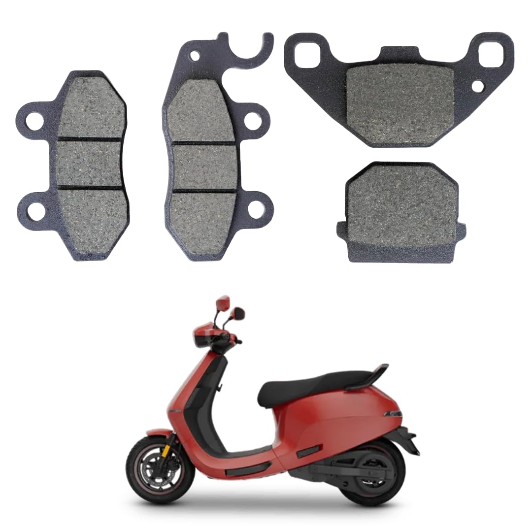 KSHEERI Ola S1 Pro, S1 Pro Plus 3" GEN Brake Disc Pad Compatible for Ola S1 Pro, S1 Pro Plus 3" GEN Electric Scooter (Front+Rear) (Set of-1)