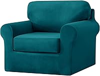 Vista 37 de UNBBRRL Fundas de sofá de 7 piezas para sofá, funda de repuesto para sofá Ektorp de 3 asientos con 1 funda principal, 3 fundas de cojín de asiento