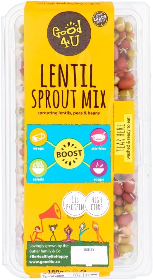 Good4U Lentil Sprout Mix, 180g