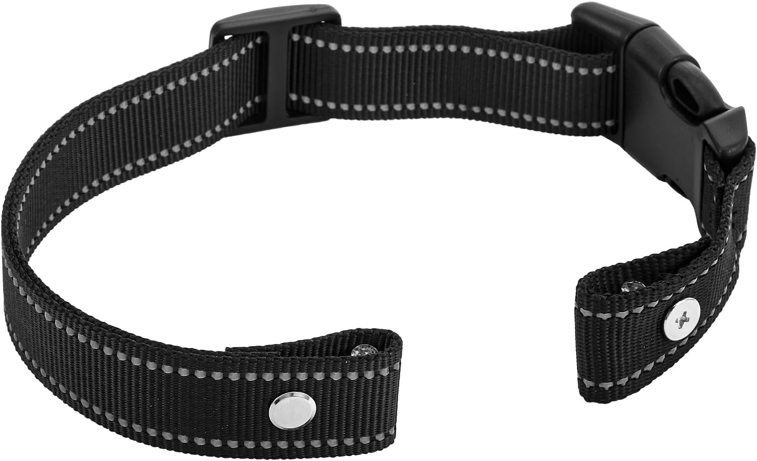 E Collar Replacement Strap Heavy Duty Collar Band Reflective Replacement Nylon Strap Dog GPS Training Bark Receiver Durable Adjustable E Straps for Small Medium Large Dogs