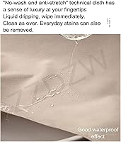 Vista 6 de Funda de sofá impermeable para mascotas y perros, funda de cojín de sofá y lavable para seccionales, funda protectora de sofá, funda de sofá