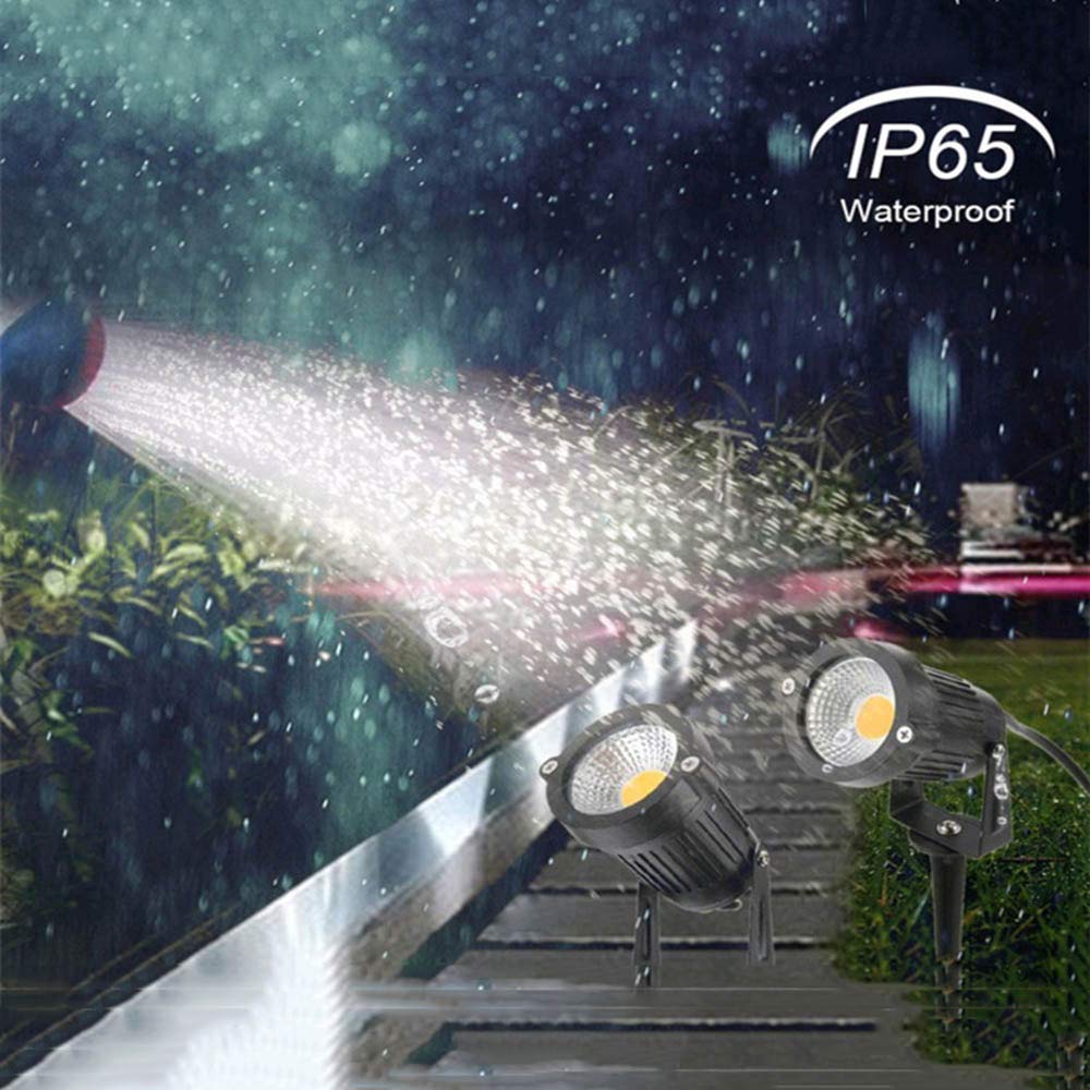 Faretti da giardino a LED Luci da percorso 7W 12v-24v Luci da paesaggio a bassa tensione 850LM Luce da prato Luci da picchetto Luce da patio Impermeabile IP66 Luce decorativa da esterno per parete,