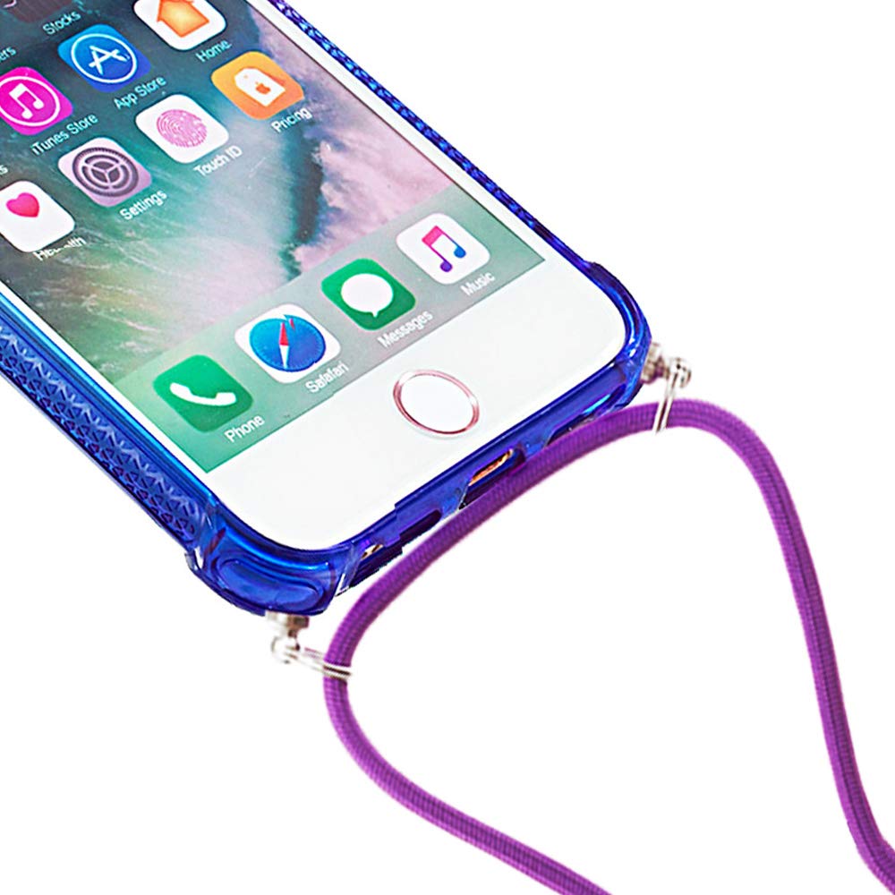 WenBaby Cover Con Cordino Per Redmi Note 10 Pro/Pro Max - Custodia A Tracolla Morbida In TPU Con Fiori Di Ciliegio, Antishock E Regolabile