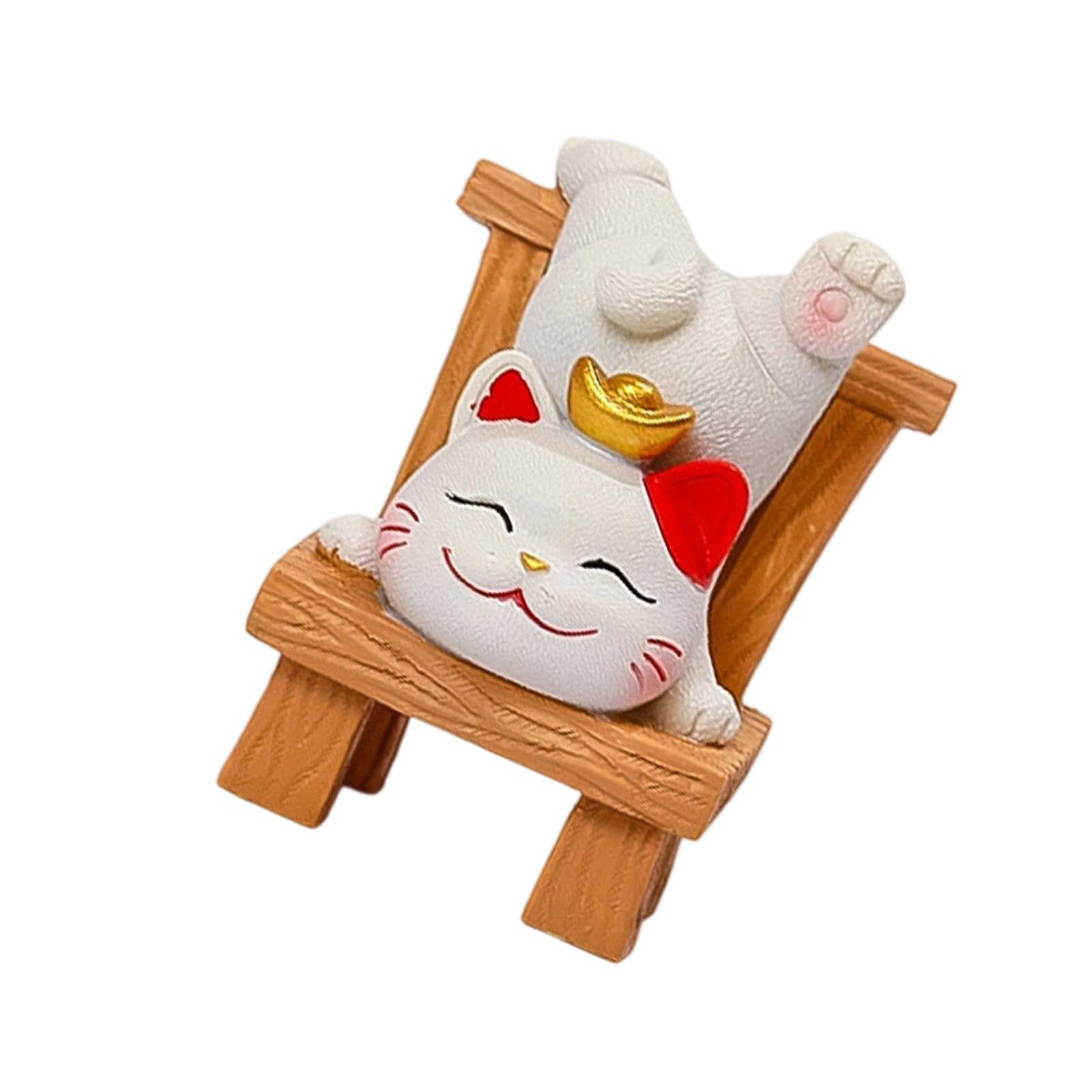 Shunzhong Hand Daubed Successful Puss Decoration Additional Rosin Workmanship Exemplary Present Symbolizes Wealth Car Display Decoration