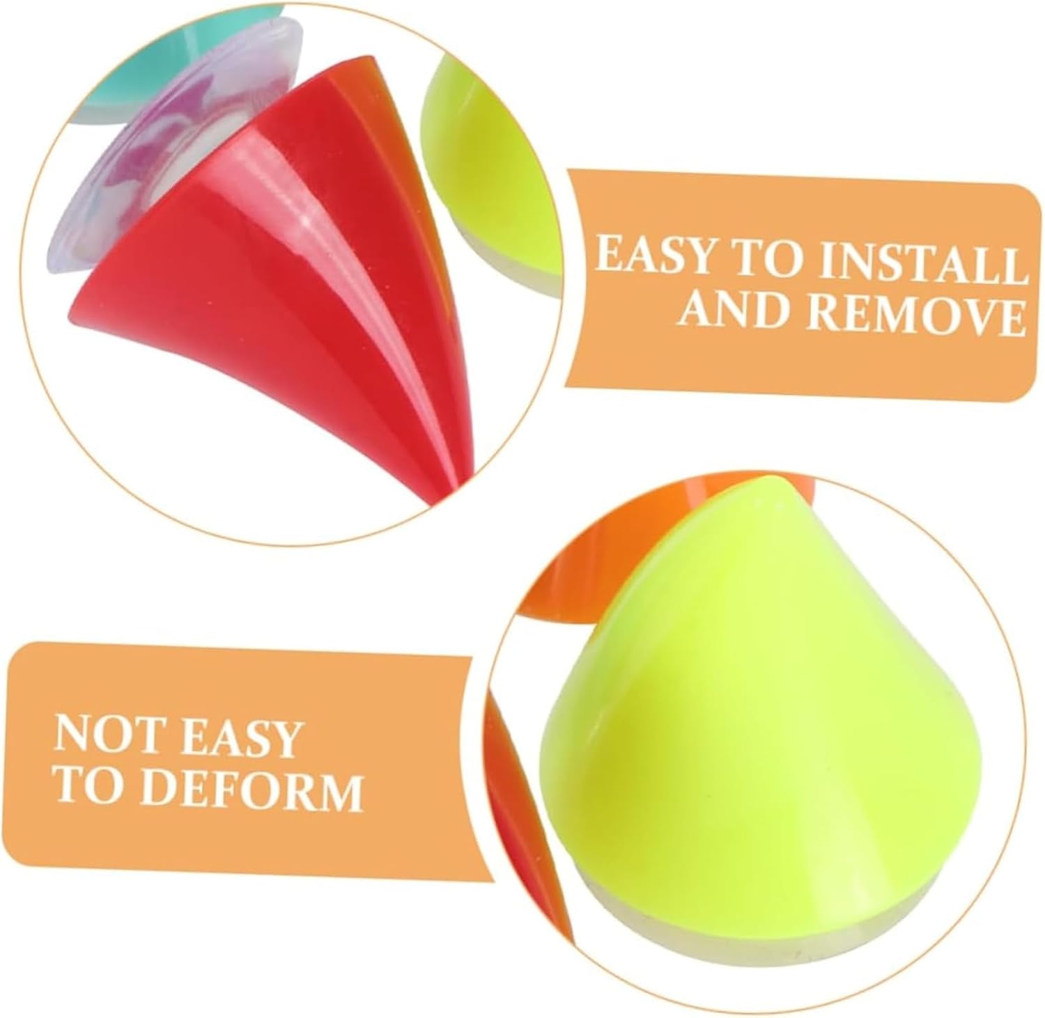 8 PCS Motorcycle Helmet Devil Horns, Suction Cup Mounted Stylish Horn Decor for Bike, Snowboard Ski Helmets, Universal Fit Accessories