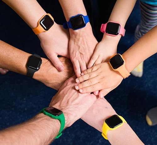 Miniatura 2 de Reloj despertador vibratorio, reloj de entrenamiento para ir al baño resistente al agua Pulsera con recordatorio médico con temporizador (negro)