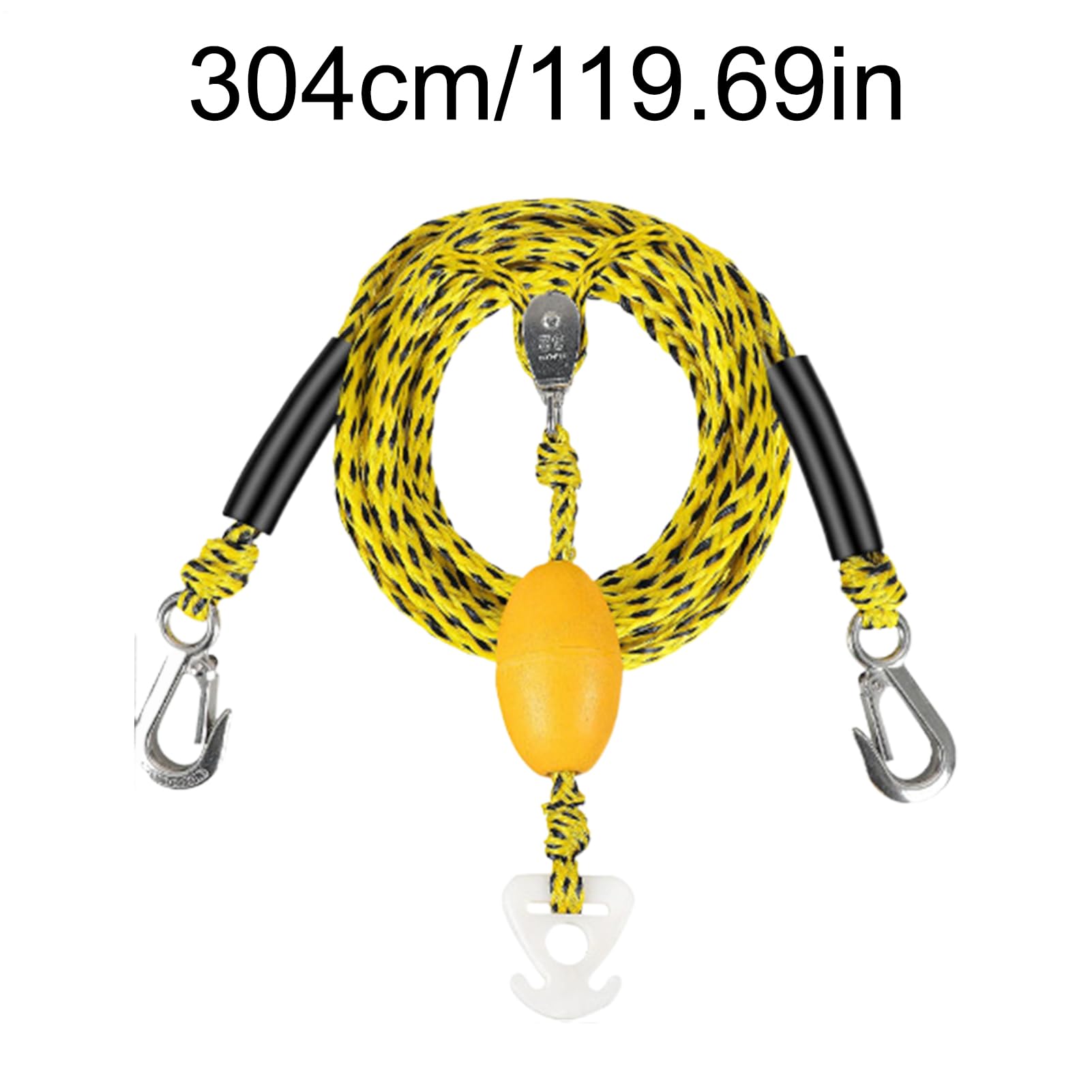 Corda da traino per sport acquatici, in PE, con attacco rapido, per 4 persone, per principianti, appassionati e adulti