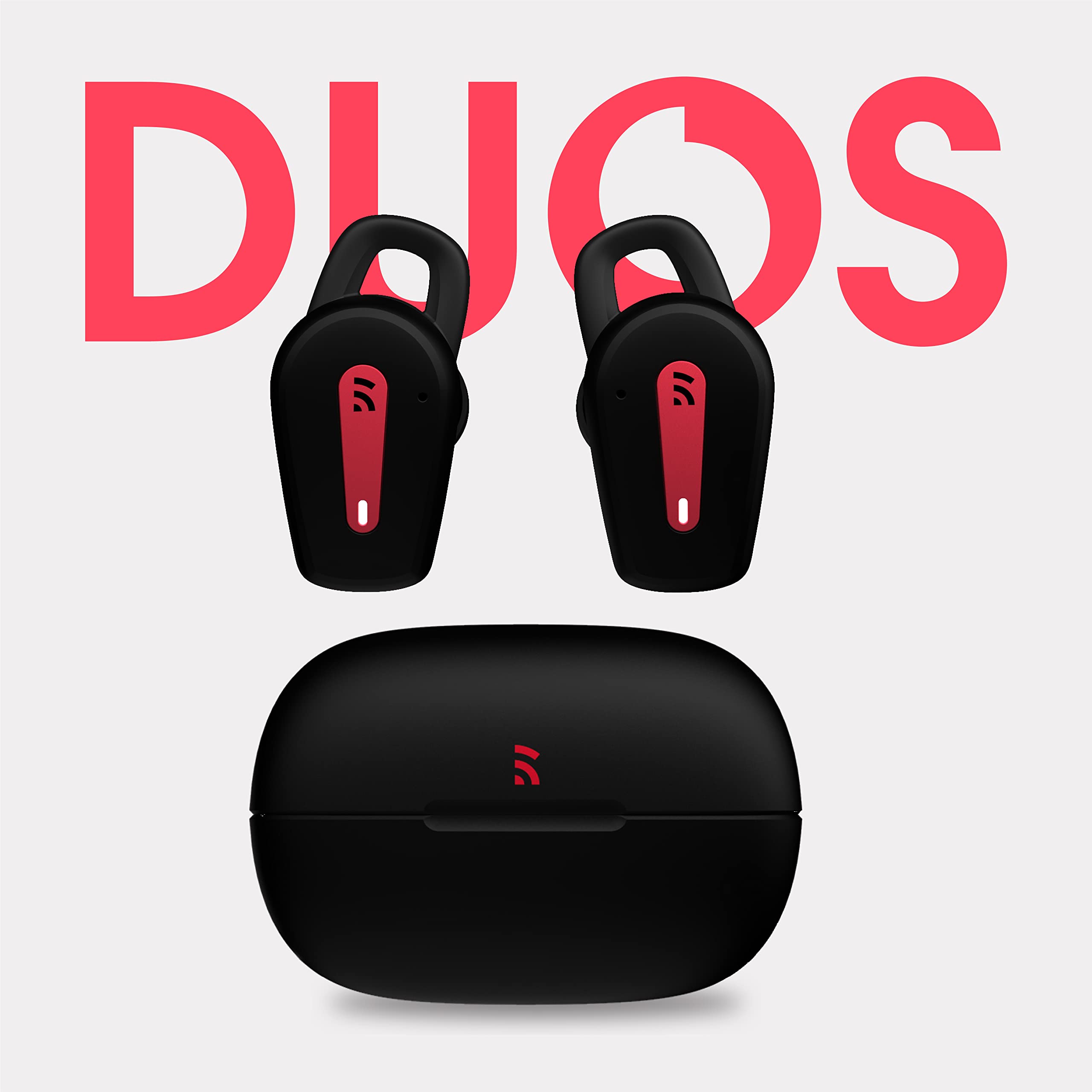 Remotto Duos - Cuffie senza fili con oltre 8 ore di durata della batteria - Compatibili con PS4 e PS5 - Cuffie da gioco con microfono e cancellazione del rumore - Connettività Bluetooth