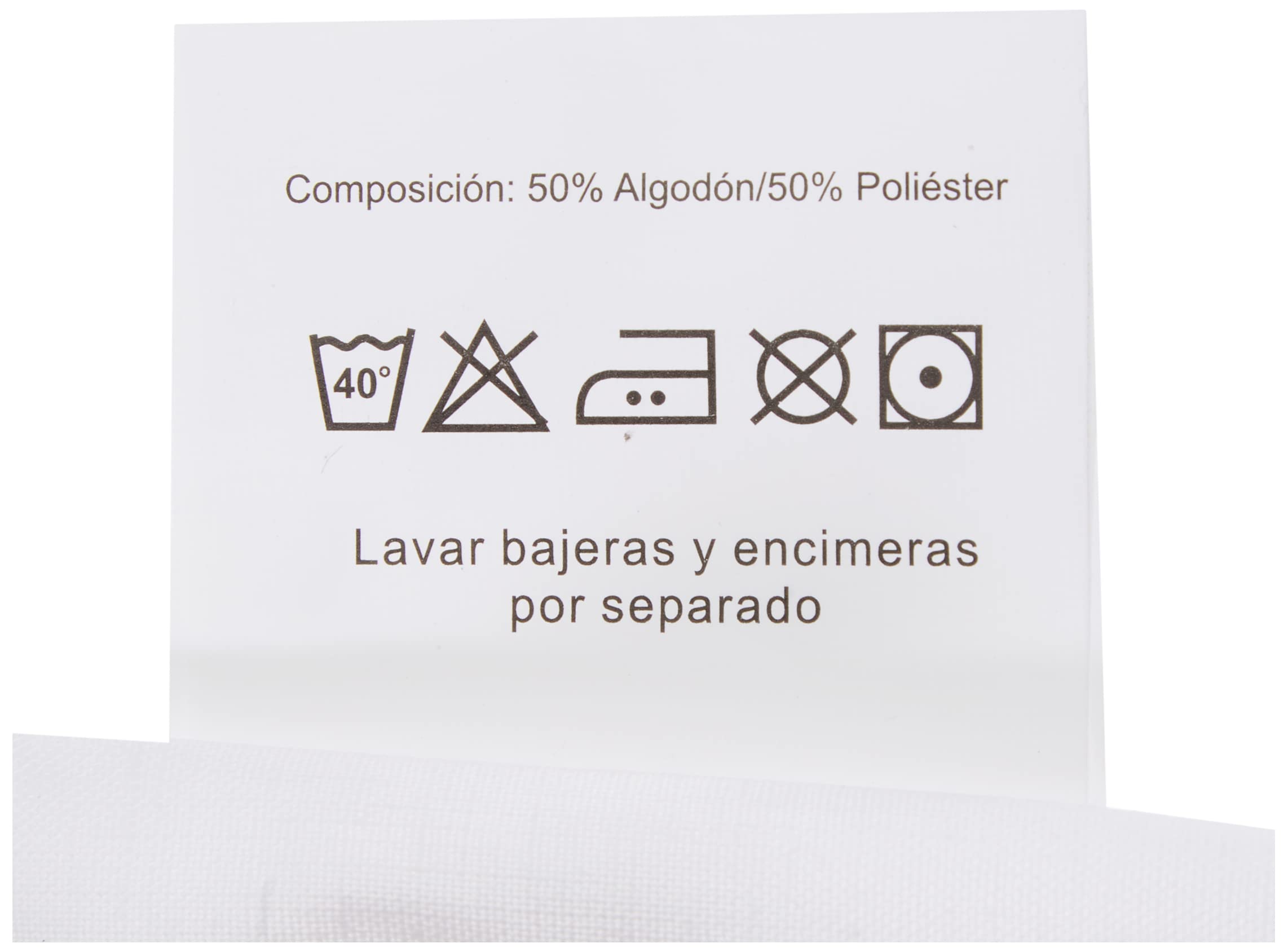 Miracle Home Soft and Comfortable 50% Polyester Fitted Sheet 150cm White, 150 cm - Image 3