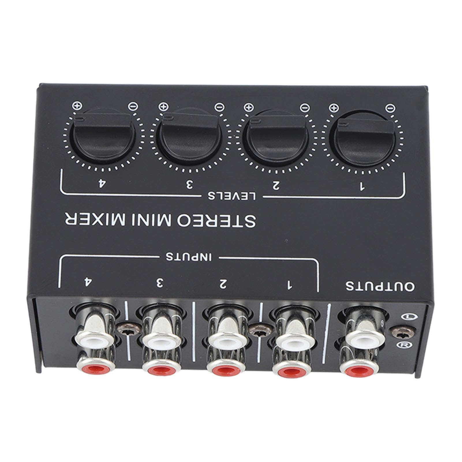 Mini Mixer Audio Portatile, Metal Shell CX400 Mini Mixer Stereo Passivo Alta qualità del Suono per unità a Nastro per Computer